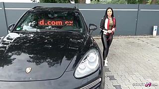 Real German Teen 18+ Snowwhite Meets Client For Hardcore Fuck. Her Big Tits Bounce With Every Thrust.