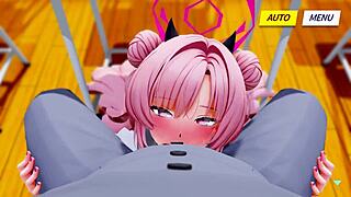 Kirara Performs Intense Blowjob In 3D Anime Hentai