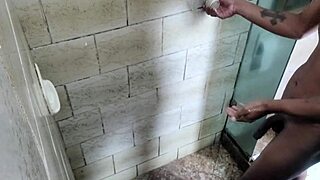 Joao's naughty shower with hot Nicoly Carioca