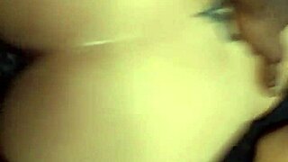 intense pleasure from big black cock in interracial creamy pussy scene