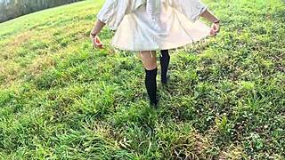 i strip naked in nature while neighbors watch me stunned