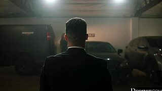 Redhead deepthroats and rides cock to teach lesson