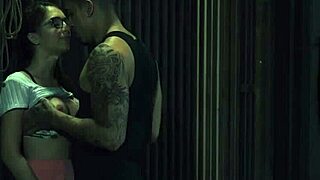 Guys can't resist making passes at this blonde petite teen using anal dildos in domination play