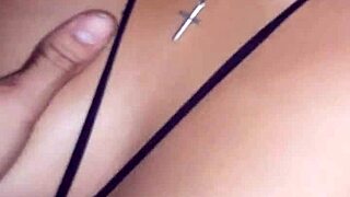 After the party, the daughter-in-law pays her bet with a creampie