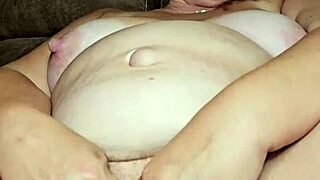 Thick pregnant milf squirts hard from her big pussy lips.