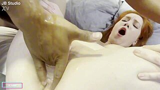 redhead shocked after multiple orgasms 😲