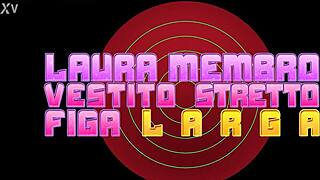 Laura M Bent Over Clothed With Wet Tight Pussy