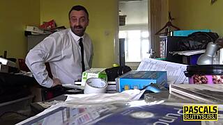 Handcuffed Milf Submissive Throated Hard for Sticky Cum. She's Bound Tight!