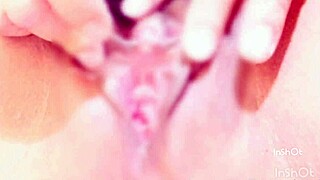 Asian Amateur Explores Clit Masturbation in Intense Japanese BDSM Massage Session.