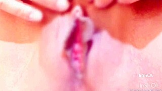 Asian Amateur Explores Clit Masturbation in Intense Japanese BDSM Massage Session.