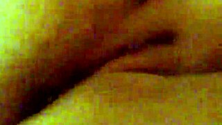 MZ Slippery enjoys a relaxing solo session in front of the mirror