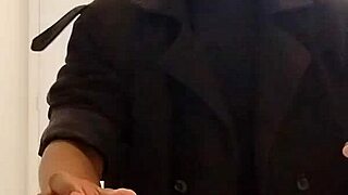 i just got home from work and started fantasizing about my girlfriend wife with slow motion masturbation leading to wet cum in the garage