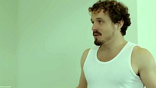 callie black tempts old yoga instructor into pussy fucking 😏