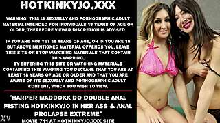 I Watch Harper Maddoxx Take Double Anal Fisting