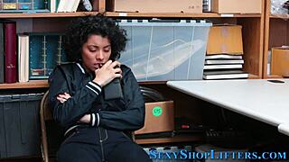 Caught thief offers head and more