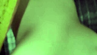 sexy latina whore bent over for doggystyle in homemade video 😈