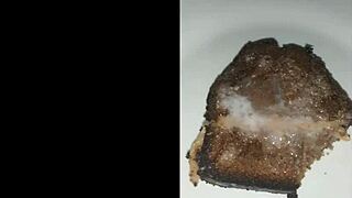 Cum Covered Cake In Blowbang Bukkake Session