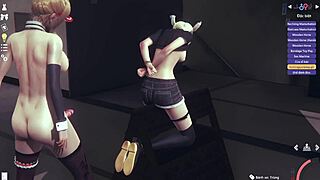 The spoiled Asian girl causes trouble in the house.