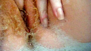 annie body bathes in monster comfy bubbles