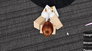 Slutty Roblox Bunny Girl Sneaks Into Boys Locker Room And Gets Fucked Hard!