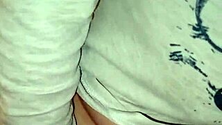 Lonely Latina asks neighbor for company, leading to doggystyle sex and blowjob.