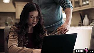 asian teen 18+ lulu chu hears milf slimthick vic fuck her roommate seth gamble