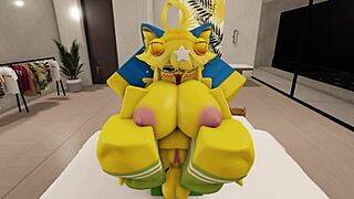 看这个毛茸茸新手夫妻在大奶大屁股的现代Robloxian房子里肏？