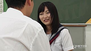 Can you believe this Asian handjob massage got so slippery and wild?