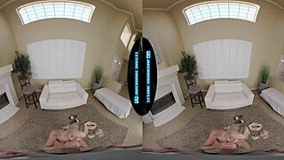 Helping cute pigtailed roommate late on rent. Skylar Storm in lethalhardcorevr.