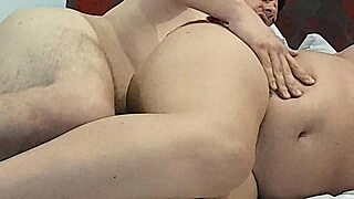 Brazilian husband and wife play in house