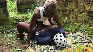 A naughty girl enjoys big tits and blowjobs in orgy.