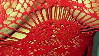 Hot stepsister shows off her big ass in wild toy play for part 1.