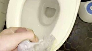 roommate left her thongs in bathroom for me to masturbate then i fucked her hard