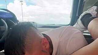 A stranger interrupted my workout and convinced me to fuck in his car in public