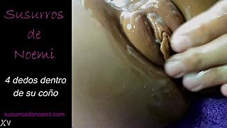 Four Fingers Deep in Pussy for Intense Orgasm!