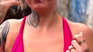 Feeling Excited By The Slutty Whore Offering A Mysterious Blowjob On The Street