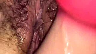 Hairy BBW MILF Gets Fisted and Squirts Intensely