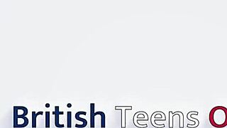 Hot British Teen Eats Cum