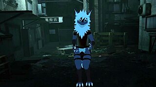 该死！Renamon在公共场合被猛烈干！