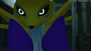 该死！Renamon在公共场合被猛烈干！