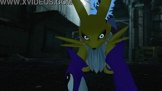 该死！Renamon在公共场合被猛烈干！