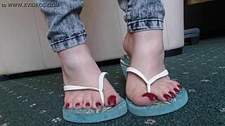 Feet bbw flipflops