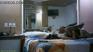 Steamy bedroom moment with my stepsister’s consent