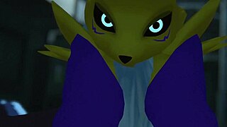 该死！Renamon在公共场合被猛烈干！