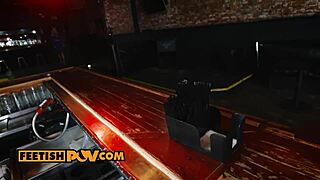 亚历克莎·格蕾斯足控面试硬核狗爬式金发翘臀狂操