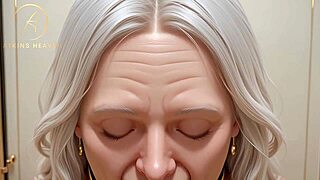 热辣老奶奶更衣室POV口交？