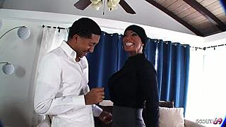 i watch soleil's huge boobs bounce as she gets fucked hard