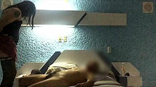 A mature man enjoys an encounter with a Mexican shemale part 1.