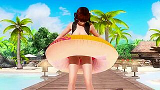 Is Lei Fang Teasing On The Beach With Her Big Ass?