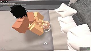 blonde fucks stranger in bed